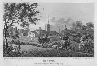 Hendon (Gravur) von English School