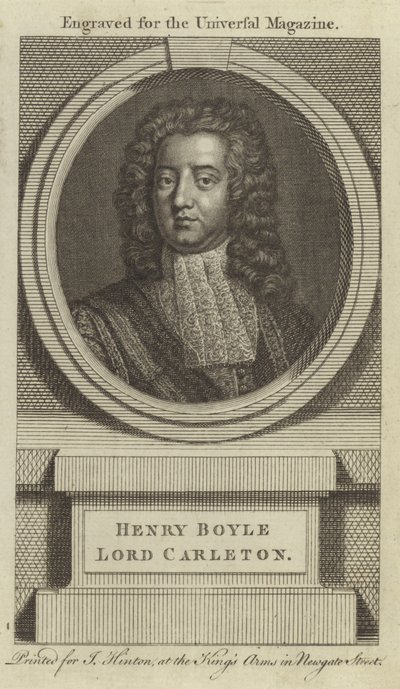 Henry Boyle, Lord Carleton von English School