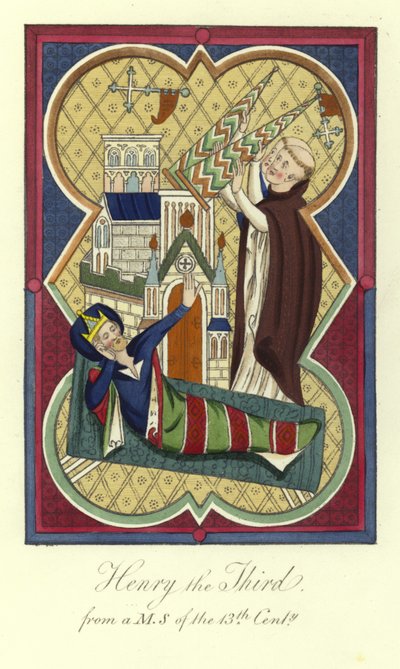 Heinrich III., König von England von English School