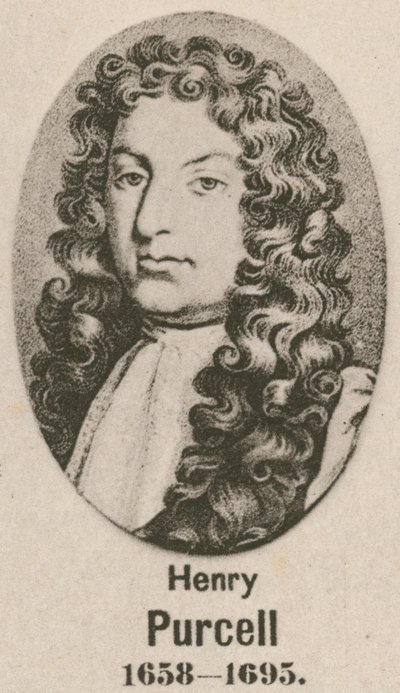 Henry Purcell (Gravur) von English School