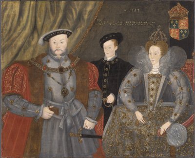 Heinrich VIII., Elisabeth I. und Eduard VI. von English School