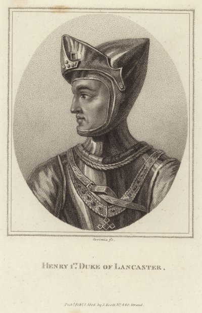 Henry von Grosmont, 1. Herzog von Lancaster von English School