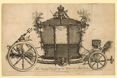 Ihre Majestät König Georg III. Neuer Staatswagen von English School