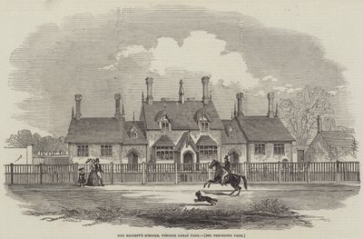 Die Schulen Ihrer Majestät, Windsor Great Park (Stich) von English School