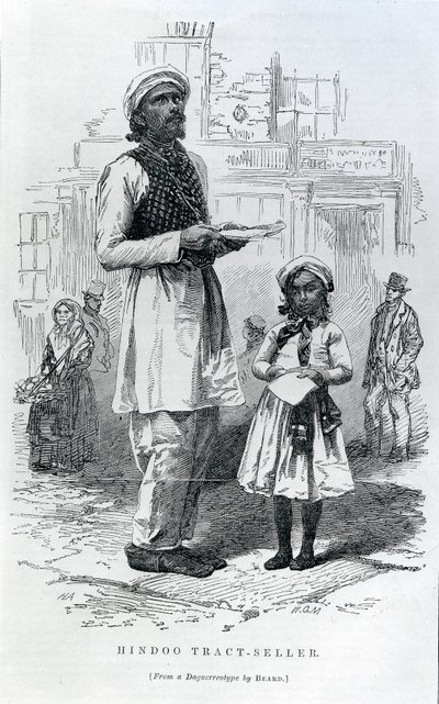 Hindoo Traktat-Verkäufer von English School