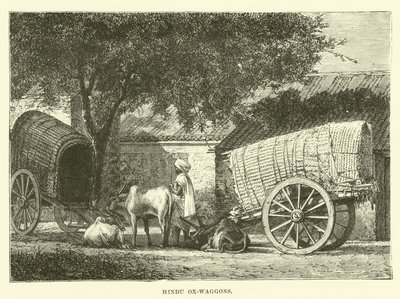 Hindu-Ochsenkarren von English School