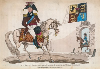 Seine Königliche Hoheit, der Prinzregent von Großbritannien von English School