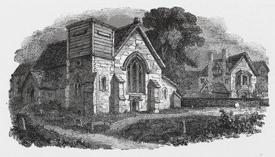 Hogston Kirche (Gravur) von English School