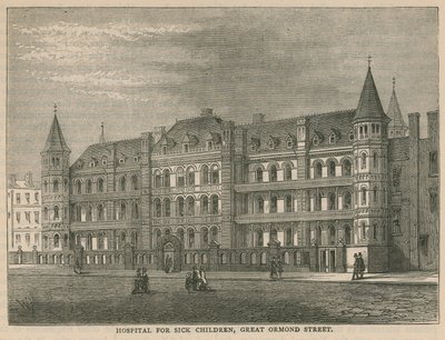 Hospital für kranke Kinder, Great Ormond Street, London von English School