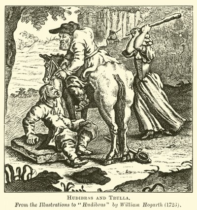Hudibras und Trulla von English School