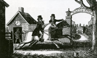 Jagdmesser oder Rasieren leicht gemacht zu Pferd, wenn nötig von English School