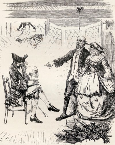 Illustration nach J. Leech für das Gedicht 