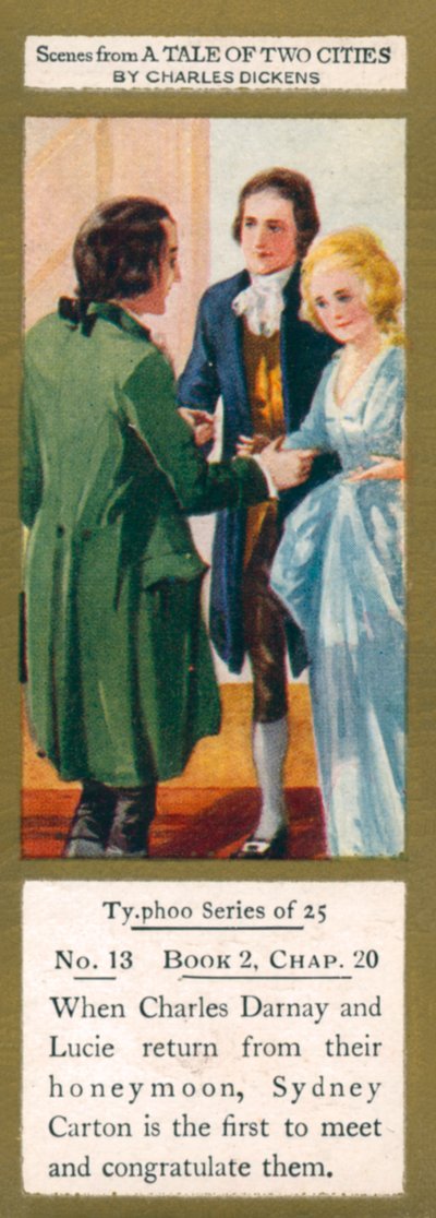 Illustration für Eine Geschichte aus zwei Städten von Charles Dickens von English School