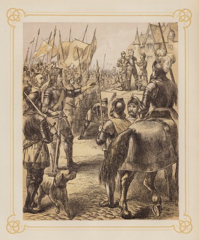 Illustration für John Bunyans Heiliger Krieg von English School