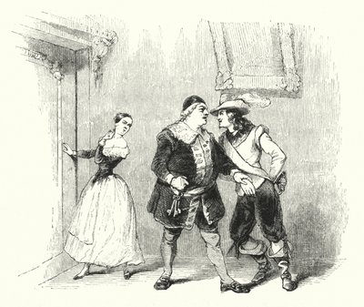Illustration für Der Barbier von Sevilla von Rossini (Stich) von English School