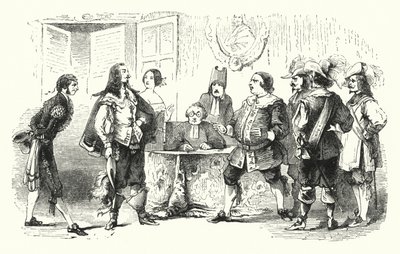 Illustration für Der Barbier von Sevilla von Rossini (Stich) von English School