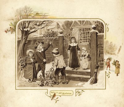 Illustration für Das Kommen des Weihnachtsmanns von English School