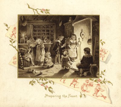 Illustration für Das Kommen des Weihnachtsmanns von English School