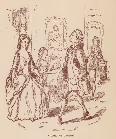 Illustration für Die Virginians von Thackeray von English School