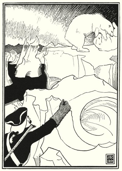 Illustration für die Abenteuer des Baron Münchhausen von English School