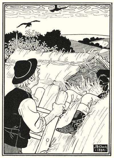 Illustration für die Abenteuer des Baron Münchhausen (Gravur) von English School