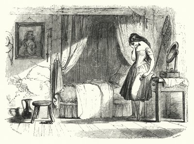 Illustration für das Ballett, Ondine oder Die Nixe von English School