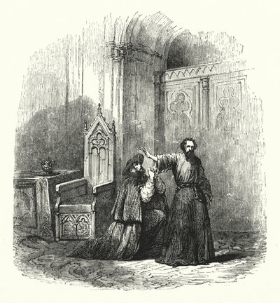 Illustration für die Oper La Juive von Fromental Halevy von English School