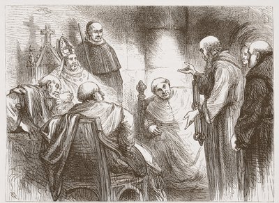 Illustration aus Die Geschichte des Protestantismus von James Aitken Wylie, veröffentlicht 1878 von English School