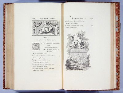 In Cassium Severum, aus Quinti Horatii Flaci Opera, gedruckt von John Pine, 1733-7 von English School