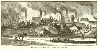 Im Black Country: Blick auf Oldbury von English School