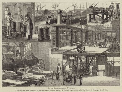 Im königlichen Arsenal, Woolwich von English School