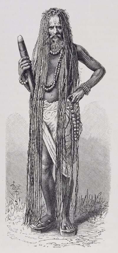 Indischer Fakir, aus Die Geschichte der Menschheit, Bd.III, von Prof. Friedrich Ratzel, 1898 von English School