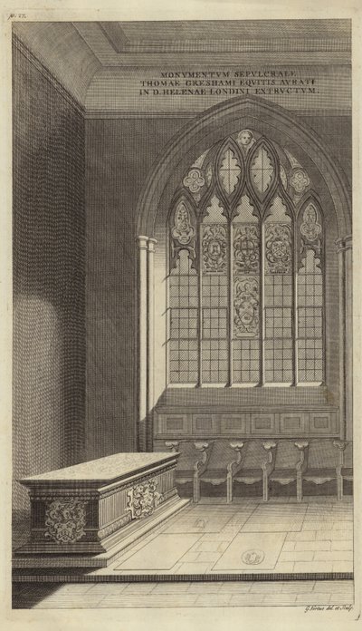 Innenansicht von St Helens Bishopsgate von English School