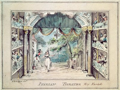 Italienisches Theater, Haymarket von English School