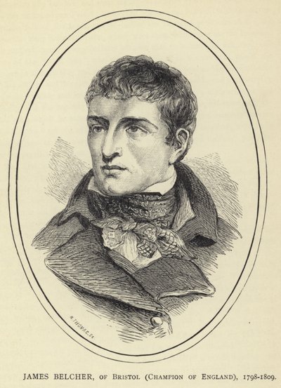 James Belcher, aus Bristol, Champion von England, 1798-1809 von English School