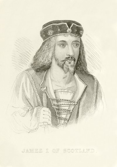 James I. von Schottland von English School