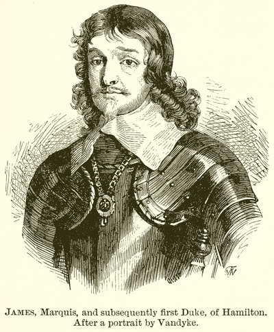 James, Marquis und später erster Herzog von Hamilton von English School