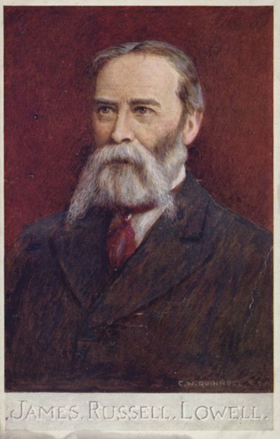 James Russell Lowell (1819-1891), amerikanischer Dichter und Diplomat von English School