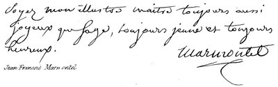 Jean Francois Marmontel von English School
