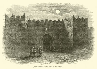 Jerusalem, das Damaskustor von English School