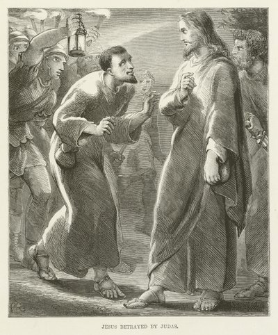 Jesus wird von Judas verraten von English School