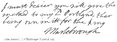 John Churchill, Herzog von Marlborough von English School