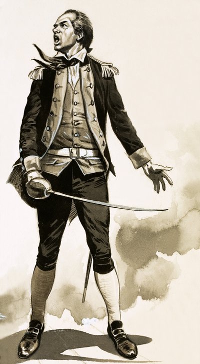 John Paul Jones, Held des Amerikanischen Unabhängigkeitskriegs von English School
