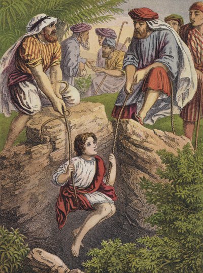 Joseph wird von seinen Brüdern verkauft von English School