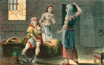 Joseph deutet die Träume des Oberkellners und Bäckers im Gefängnis von English School