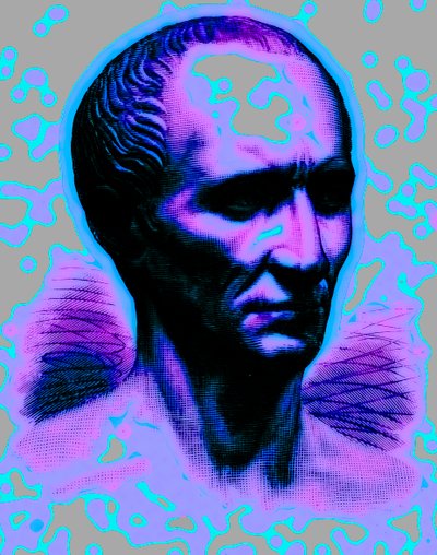 Julius Caesar, Illustration aus Cassells Illustrierte Universalgeschichte von Edward Ollier, veröffentlicht 1890 von English School