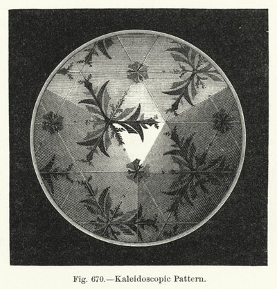 Kaleidoskopisches Muster (Gravur) von English School