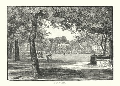 Kew Green (Gravur) von English School