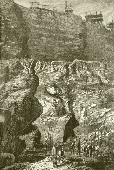 Kimberley-Diamantenmine, Südafrika von English School