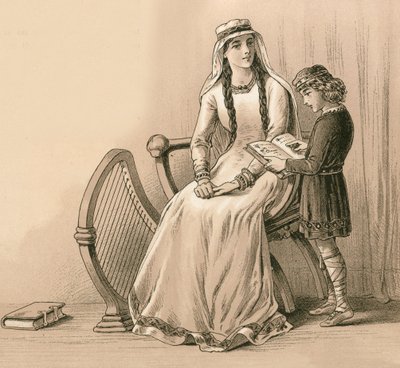 König Alfred und seine Stiefmutter von English School